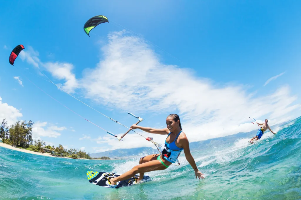 Water Sports Mauritius - Kitesurfing